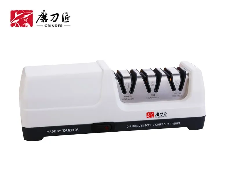 3 चरणों इलेक्ट्रिक चाकू Sharpener